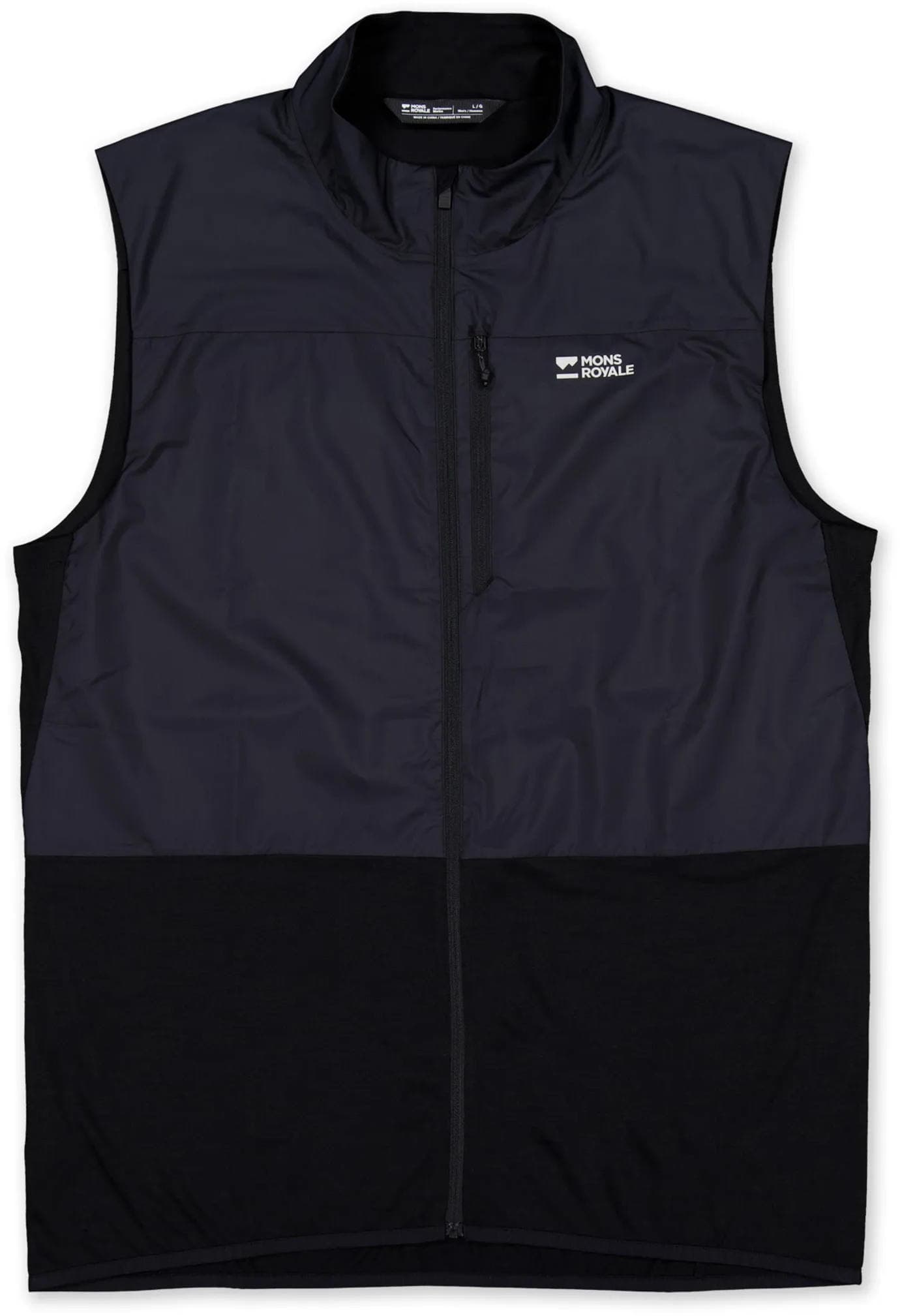 Mons Royale Diversion Wind Vest M's black M