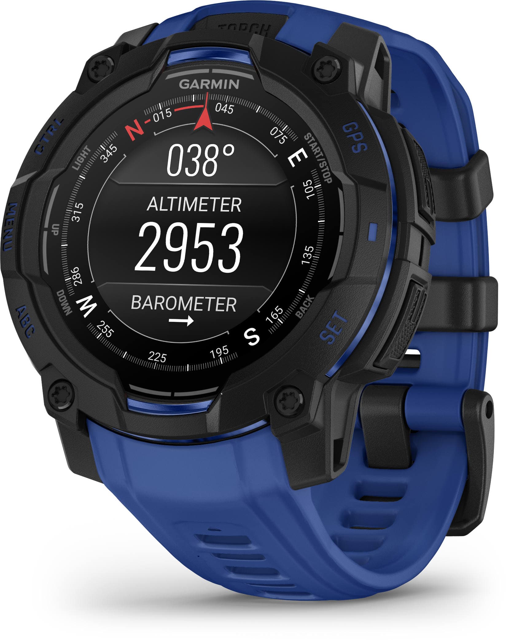 Garmin Instinct 3 AMOLED 45mm Black/Bolt Blue/Black