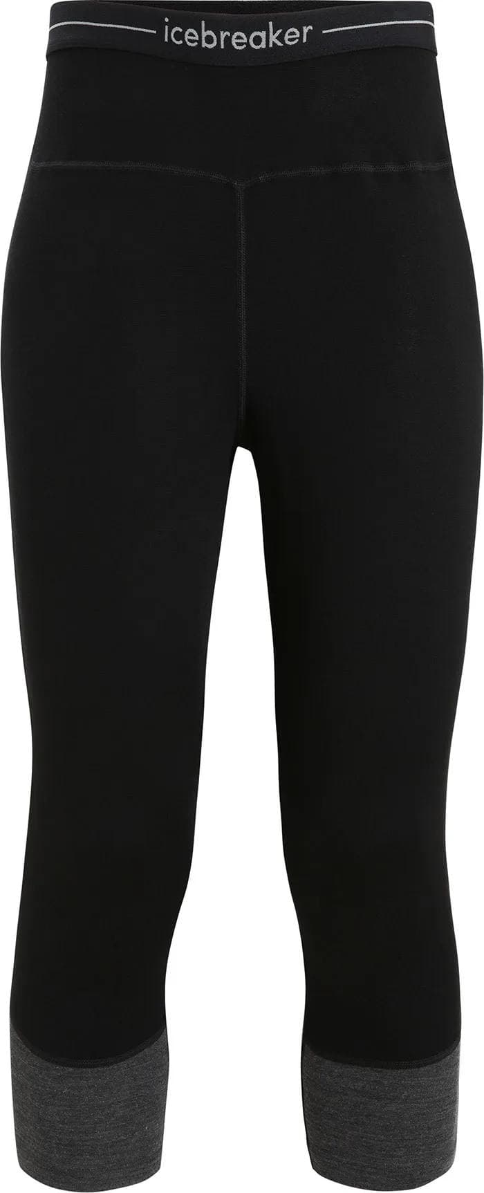 Icebreaker ZoneKnit Merino 260 Legless jet heather/black XL