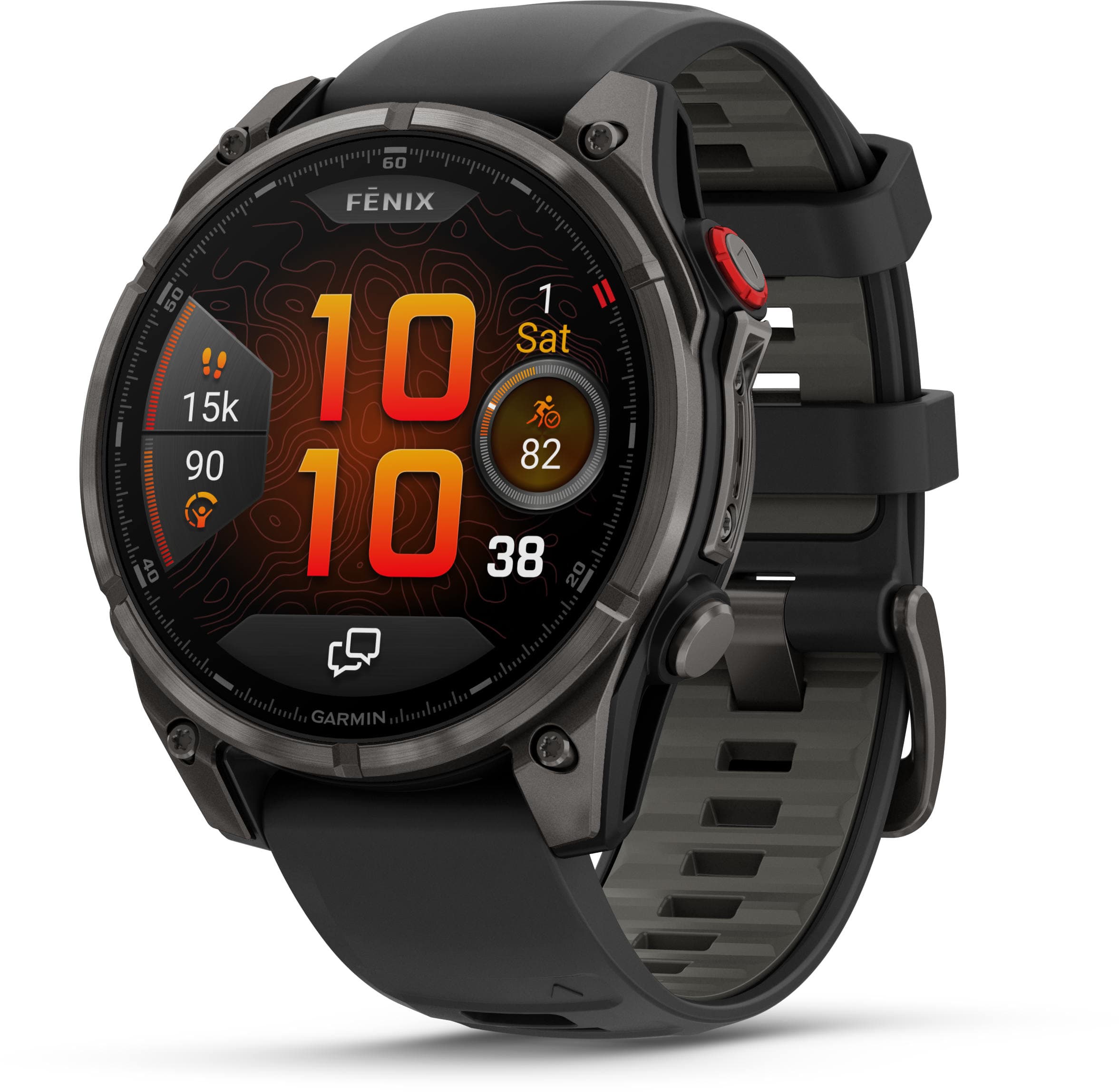 Garmin Fenix 8 Pro AMOLED Sapphire 47mm Carbon Grey DLC Ti/Black/Pebble Grey