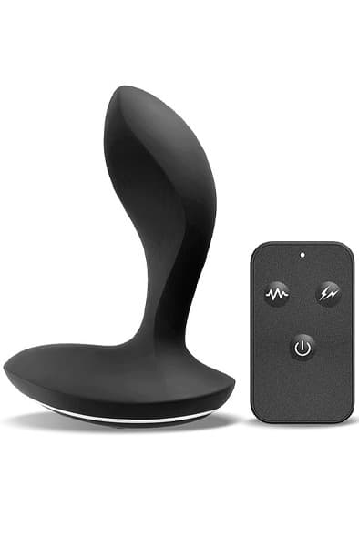 Herrules Prostate Massager With Electric Shock, Vibration &