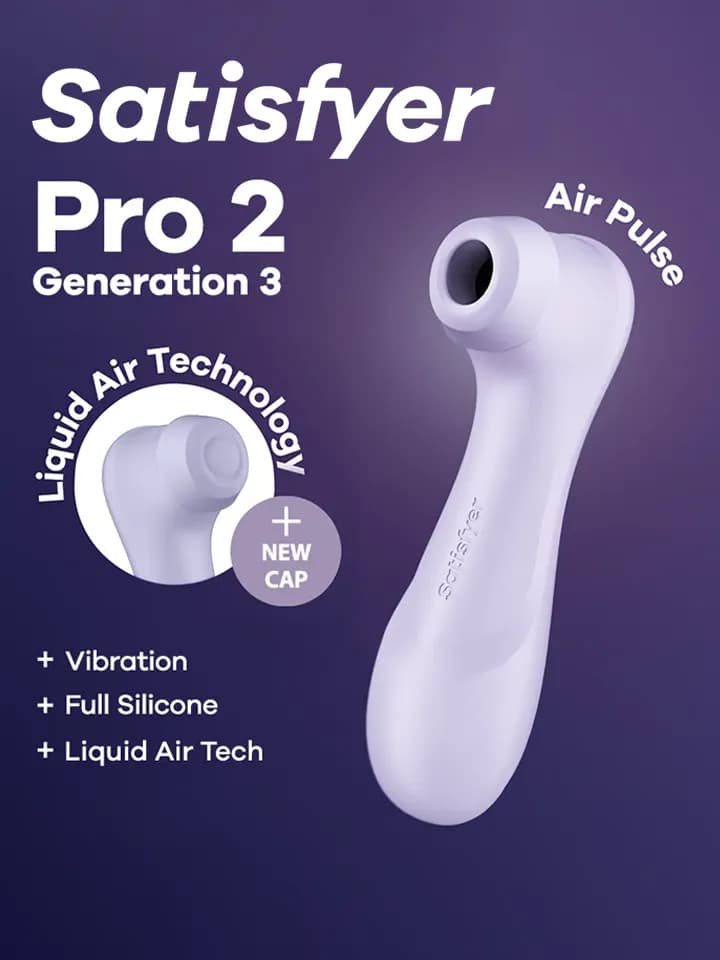 Satisfyer Pro 2 Generation 3 With Liquid Air Purple