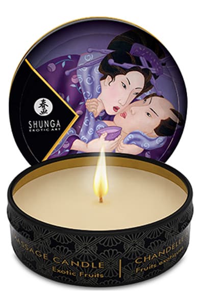Shunga Erotic Art Massage Candle Exotic Fruits 30ml