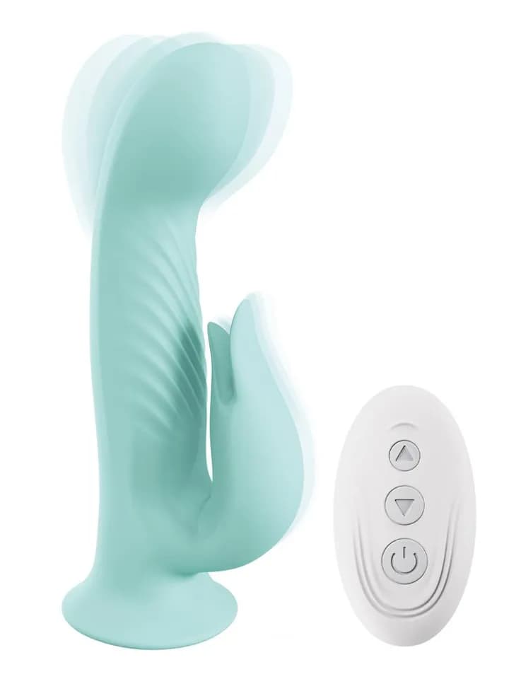 Teazers Rotating Rabbit Vibrator With Remote Control