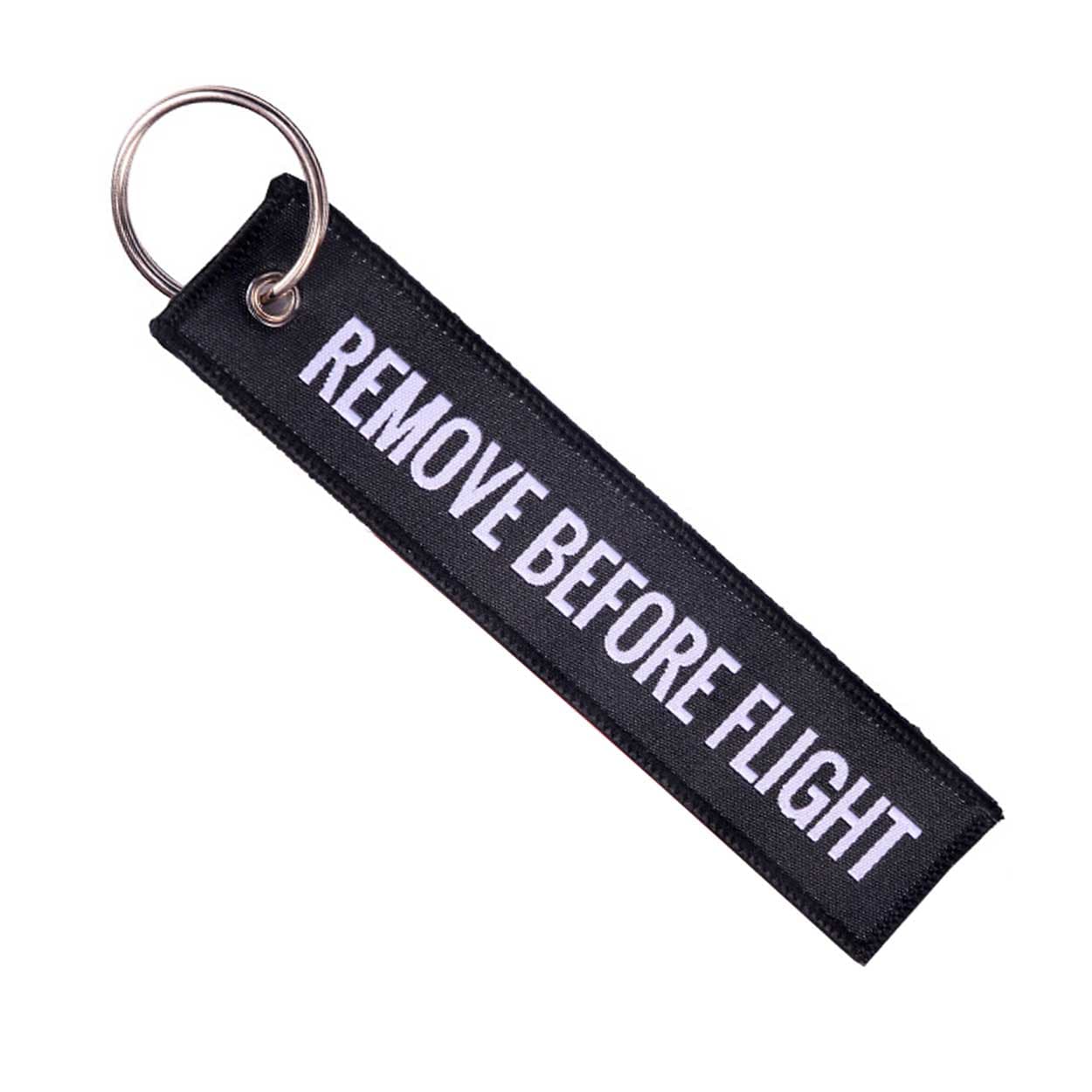 Keychain Fjern før Flight Pilot Bomber Jacket - Svart