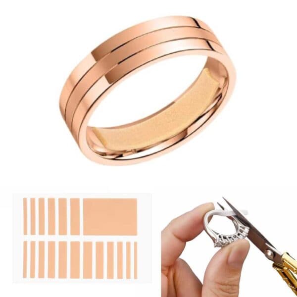 Ringstørrelsesjustering - 17-Pack Ringstørrelsesjustering Beige