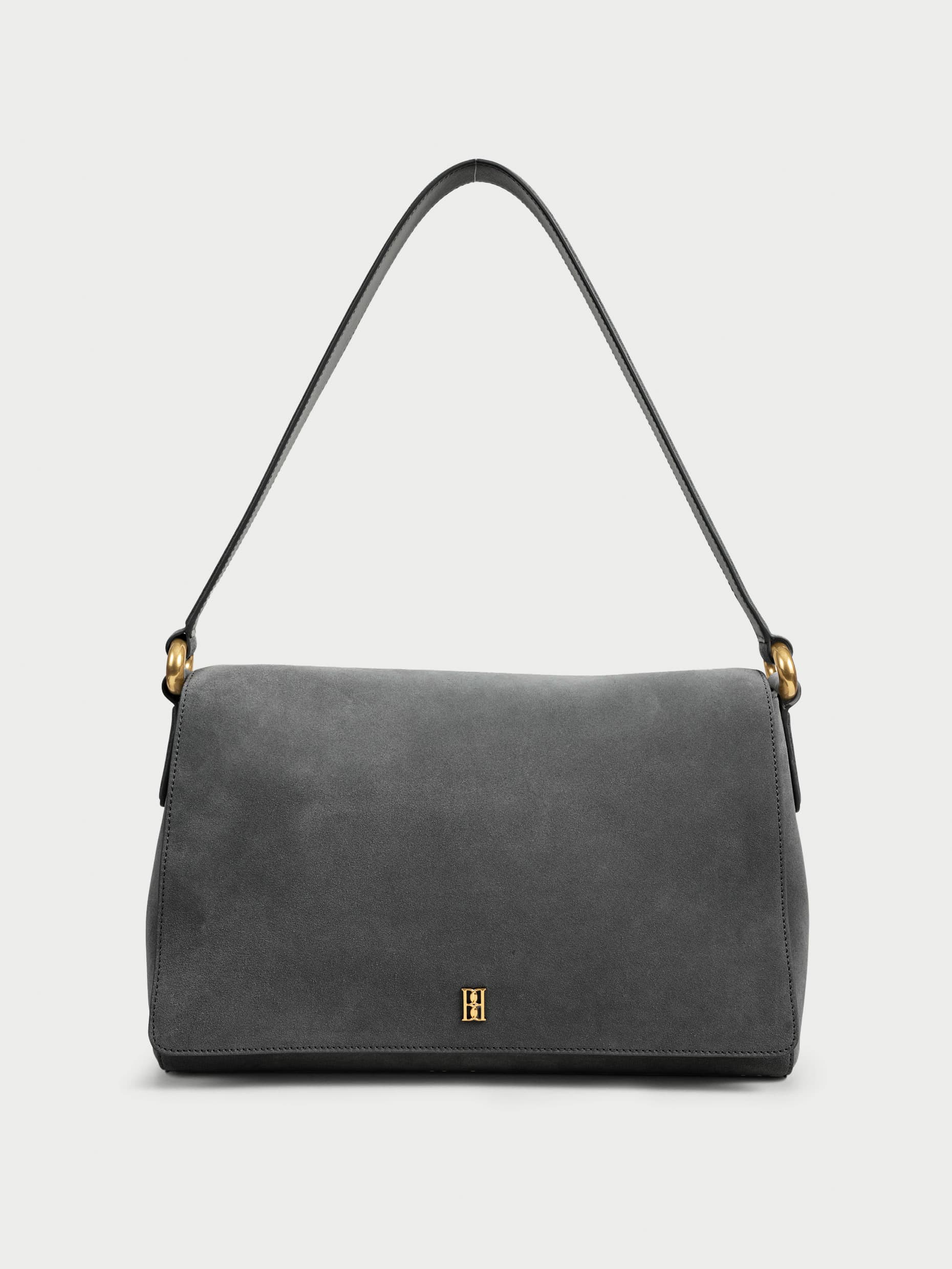 Lelou suede shoulder bag