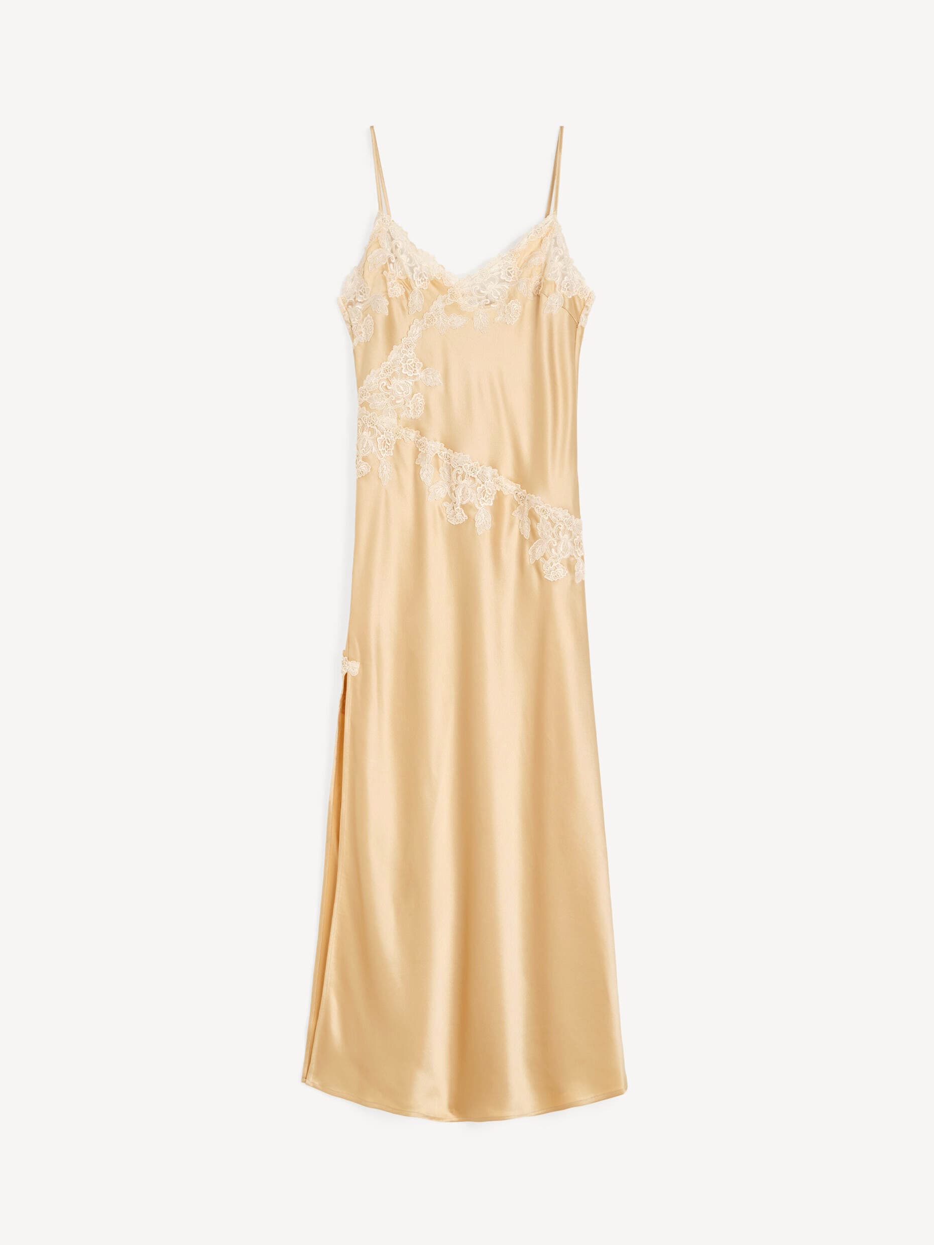 Vera satin maxi dress