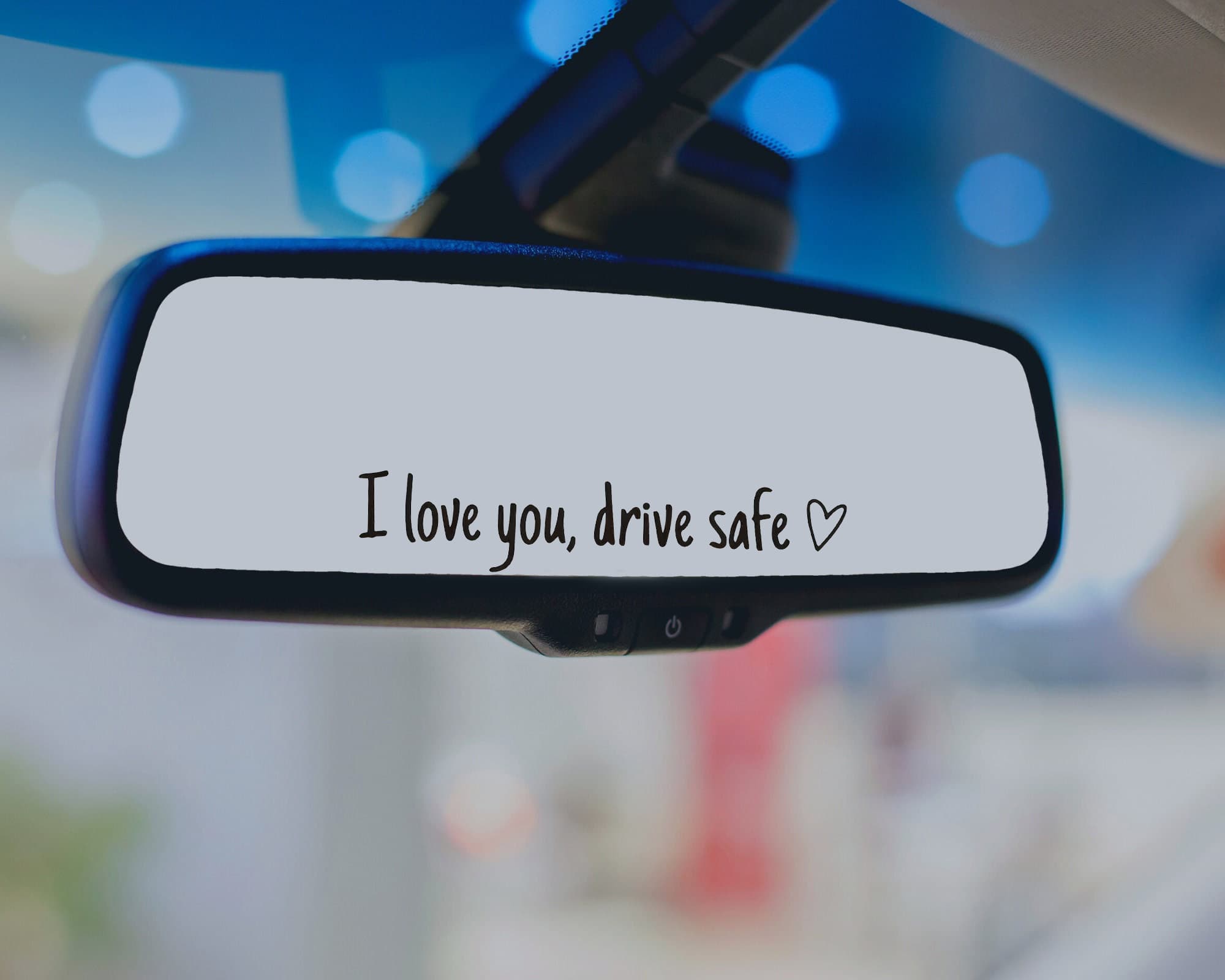 Klistremerke – I love you, drive safe