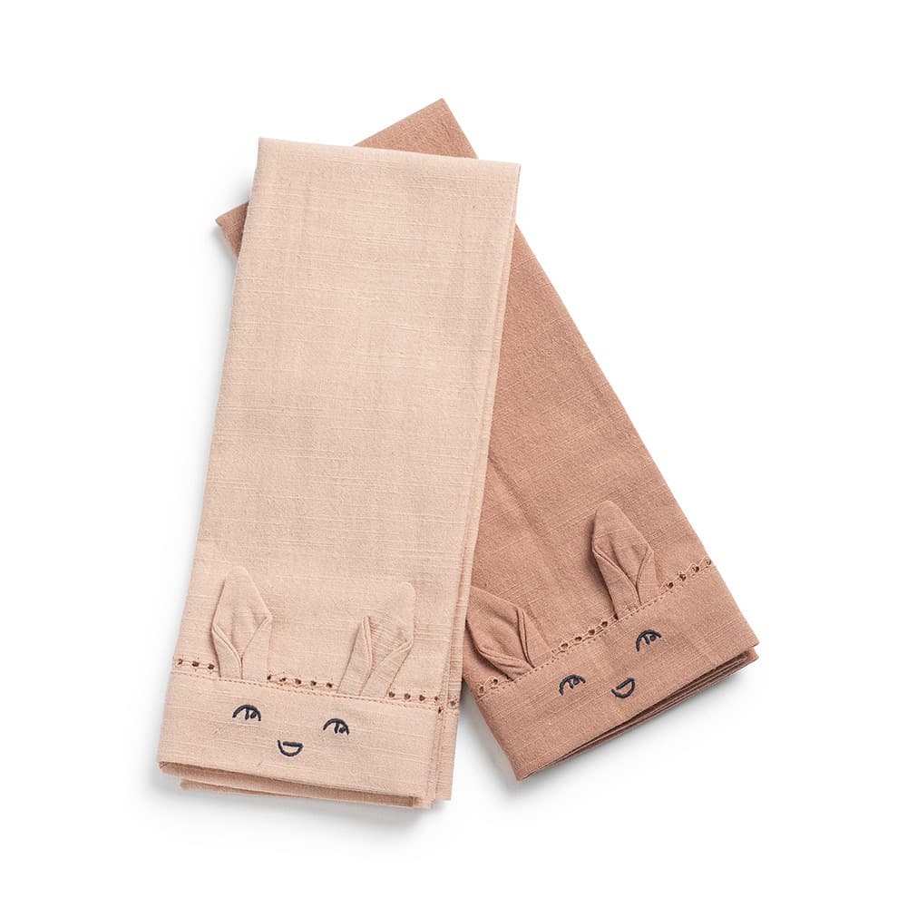 Elodie Details servietter 2pakning Faded Rose / Powder Pink