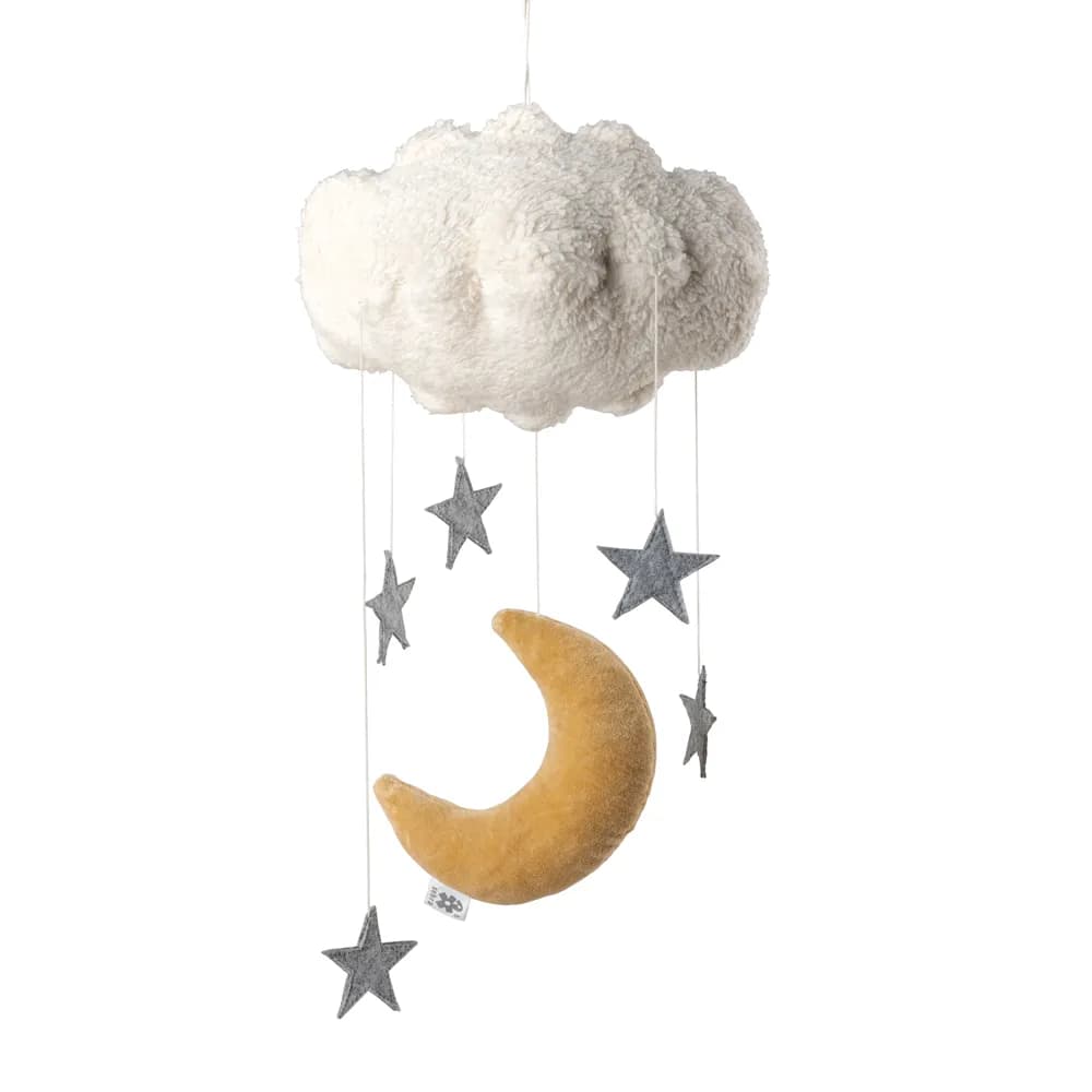 Sebra babymobil måne og stjerner