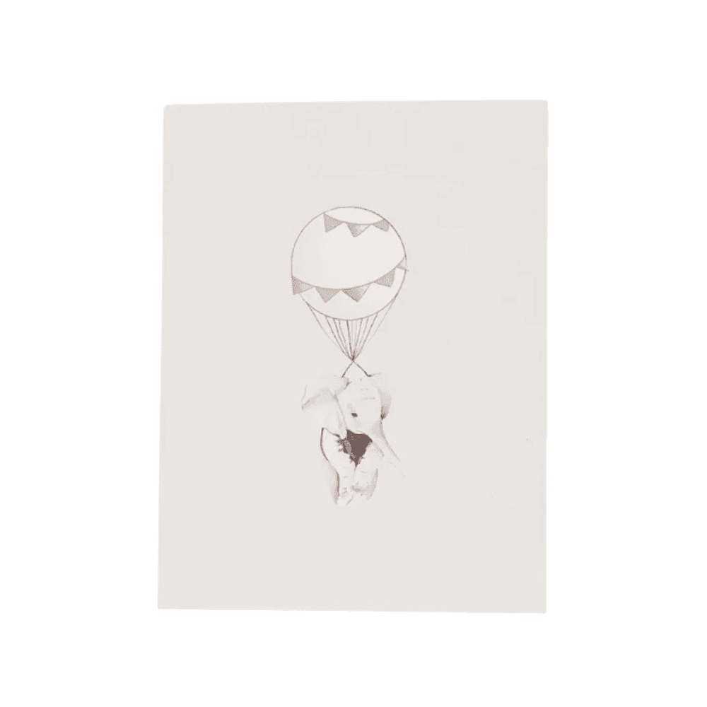 Livly Flying Elephant Gratulasjonskort