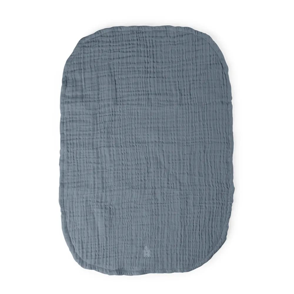 Sebra Stellematte 2-pakning muslin blue